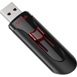 SanDisk Cruzer Glide 3.0 lecteur USB flash 256 Go USB Type-A 3.2 Gen 1 (3.1 Gen 1) Noir