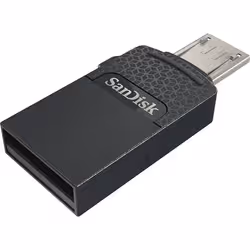 SanDisk Dual Drive 64GB lecteur USB flash 64 Go USB Type-A / Micro-USB 2.0 Noir - Vue supplémentaire 2