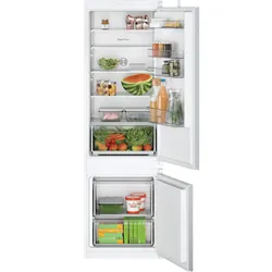 Série 2 Combiné avec congélateur en bas encastrable 177.2 x 54.1 cm charnière coulissante