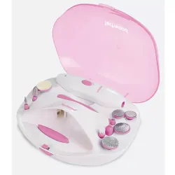 Set Manucure - Pédicure rechargeable Techwood. Séchoir à ongles intégré +11 accessoires