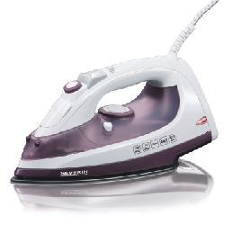 Severin BA 3210 Fer à repasser à sec ou à vapeur Semelle en céramique 2500 W Violet, Blanc