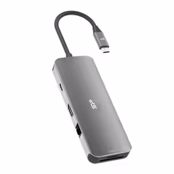 Silicon Power SR30 Station d'accueil USB 3.2 Gen 1 (3.1 Gen 1) Type-C Gris, Métallique - Vue supplémentaire 5