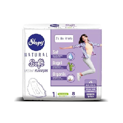 Sleepy Natural Extra Soft Normal 3in1 Pads 8 Pcs