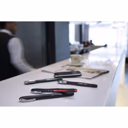 STABILO bl@ck+ Stylo à bille retractable avec clip Noir, Bleu, Vert, Rouge 4 pièce(s) - Vue supplémentaire 3
