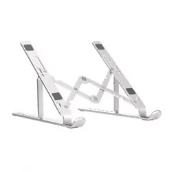 Support pour Ordinateur Portable Support de rangement pliable créatif Argent