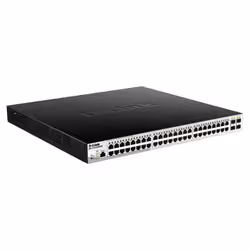 Switch Administrable D-Link 48 ports 10/100/1000BASE-T PoE + 4 ports Gigabit SFP (DGS-1210-52MPP)