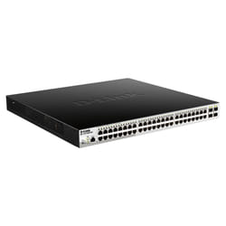 Switch Administrable D-Link 48 ports 10/100/1000BASE-T PoE + 4 ports Gigabit SFP (DGS-1210-52MPP)