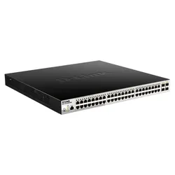 Switch Administrable D-Link 48 ports 10/100/1000BASE-T PoE + 4 ports Gigabit SFP (DGS-1210-52MPP)