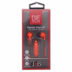 T'nB Ecouteurs Be Color Rouges+ Mic - Vue supplémentaire 3