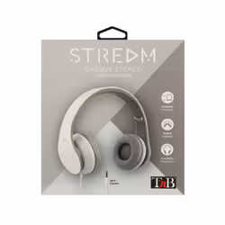 T'nB Stream Écouteurs Avec fil Arceau Musique Blanc - Vue supplémentaire 4