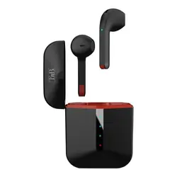 T'nB Zip Casque True Wireless Stereo (TWS) Ecouteurs Appels/Musique/Sport/Au quotidien USB Type-C Bluetooth Noir, Rouge