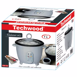 Techwood TCR-102 cuiseur à riz 1 L 400 W Blanc - Vue supplémentaire 2