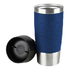 Tefal K3082114 thermos 360 ml Noir, Bleu, Acier inoxydable