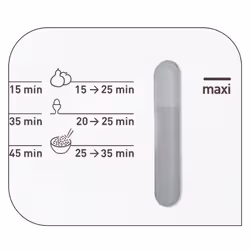 Tefal VC1451 cuiseur vapeur 2 Nombre de paniers Comptoir Acier inoxydable, Blanc - Vue supplémentaire 4