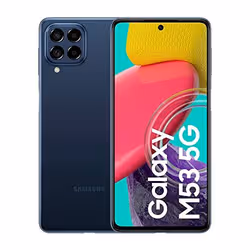 Téléphone portable Samsung Galaxy M53 5G Blue SM-M536BZBHMWD - Vue supplémentaire 3