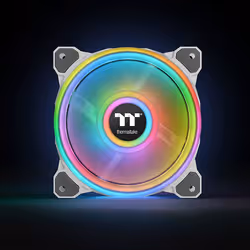 Thermaltake Riing Quad 12 RGB Boitier PC Ventilateur 12 cm Blanc - Vue supplémentaire 2