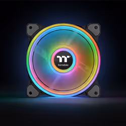 Thermaltake Riing Quad 12 RGB Boitier PC Ventilateur 12 cm Noir - Vue supplémentaire 2