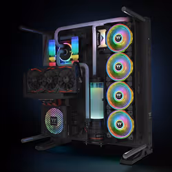 Thermaltake Riing Quad 12 RGB Boitier PC Ventilateur 12 cm Noir - Vue supplémentaire 5