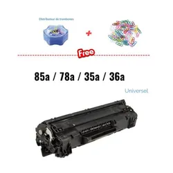 Toner 85A  78A  35A  36A Universel ( Distributeur + trombones Offert )