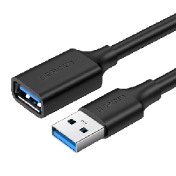 Ugreen 30126 câble USB 1,5 m USB 3.2 Gen 1 (3.1 Gen 1) USB A Noir