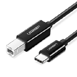 Ugreen 50446 câble USB 2 m USB 2.0 USB C Mini-USB B Noir