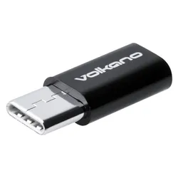 Volkano VK-20037-BK changeur de genre de cĂąble Micro-USB Noir