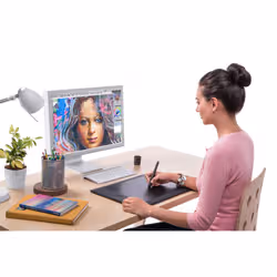 Wacom Intuos Pro L, FR & NL tablette graphique Noir 5080 lpi 325 x 203 mm USB - Vue supplémentaire 7
