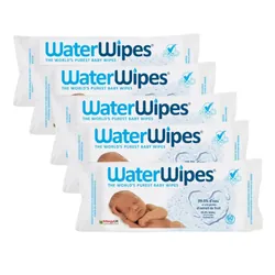 Waterwipes Lingettes Bebe *300 (pack 4*60+1OFFERT)