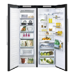 Whirlpool SW8 AM2C KAR réfrigérateur Pose libre 363 L Noir
