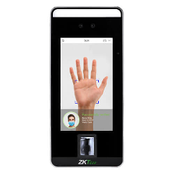 ZKTeco SPEEDFACE-V5L(P) lecteur de contrôle d'accès Terminal de reconnaissance des visages Noir, Gris