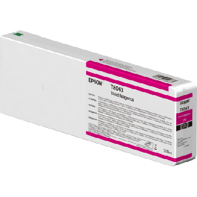 Epson Singlepack Vivid Magenta T804300 UltraChrome HDX/HD 700ml Epson Singlepack Vivid Magenta T804300 UltraChrome HDX/HD 700ml