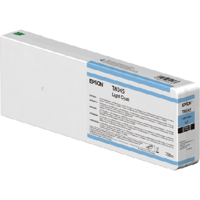 Epson Singlepack Light Cyan T804500 UltraChrome HDX/HD 700ml Epson Singlepack Light Cyan T804500 UltraChrome HDX/HD 700ml