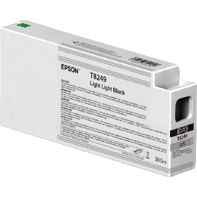 Epson Singlepack Light Light Black T824900 UltraChrome HDX/HD 350ml Epson Singlepack Light Light Black T824900 UltraChrome HDX/HD 350ml