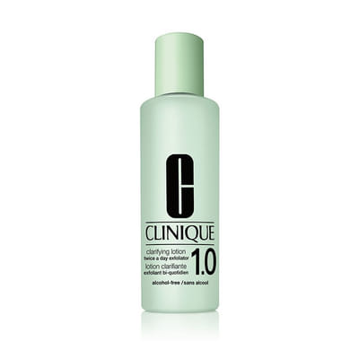 Clinique Clarifying Lotion 1.0 Twice A Day Exfoliator Lotion visage 400 ml Femmes