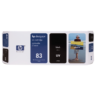 HP 83 680-ml Black DesignJet UV Ink Cartridge cartouche d'encreOriginal Noir