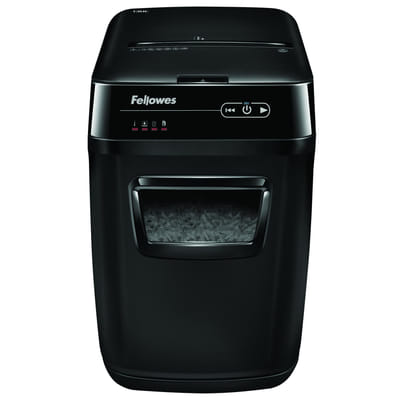 Fellowes AutoMax 150C paper shredder Cross-cut 23 cm Black, Gray