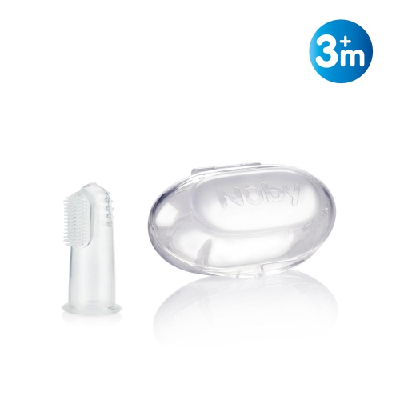 Nuby ID730 brosse à dents Transparent Bébé Nuby ID730 brosse à dents Transparent Bébé
