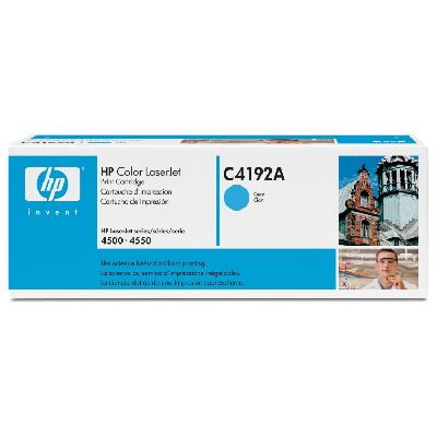 HP Color LaserJet C4192A Cyan Original Toner Cartridge Cartouche de toner HP Color LaserJet C4192A Cyan Original Toner Cartridge Cartouche de toner