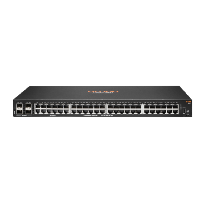 Hewlett Packard Enterprise Aruba 6100 48G 4SFP+ Géré L3 Gigabit Ethernet (10/100/1000) 1U Noir Hewlett Packard Enterprise Aruba 6100 48G 4SFP+ Géré L3 Gigabit Ethernet (10/100/1000) 1U Noir
