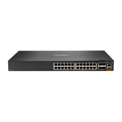 Aruba 6200F 24G 4SFP+ مُدار L3 إيثرنت جيجابت (10/100/1000) 1U أسود
