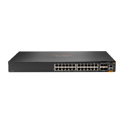 Aruba 6200F 24G 4SFP+ Géré L3 Gigabit Ethernet (10/100/1000) 1U Noir