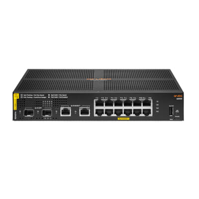 Aruba 6000 12G Class4 PoE 2G/2SFP 139W Managed L3 Gigabit Ethernet (10/100/1000) Ethernet connection, supporting power via this port (PoE) 1U