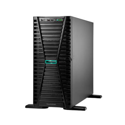 HPE ProLiant ML110 Gen11 4410Y 2.0GHz 12-نواة 1P 32GB-R VROC 8SFF 1000W RPS خادم برج (4.5U) Intel® Xeon® Silver 2 GHz 32 جيجابايت DDR5-SDRAM