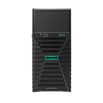 HPE ProLiant ML30 Gen11 E-2434 3.4GHz 4c 1P 32GB-DR 8SFF VROC 2x480GB SATA SSD 800W RPS EU خادم