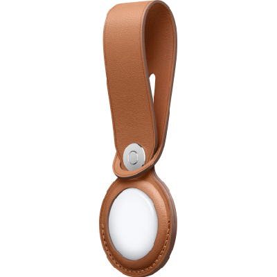 Lanière AirTag - Cuir - Marron