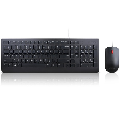 Lenovo 4X30L79894 clavier Souris incluse USB Français Noir