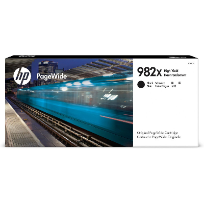 HP Cartouche d’encre noir PageWide 982X grande capacité authentique (T0B30A)
