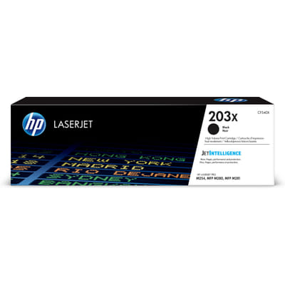 HP 203X Genuine High Capacity Black LaserJet Toner Cartridge