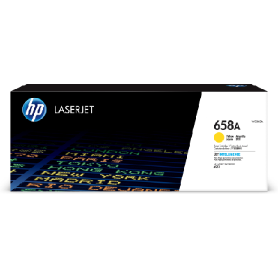HP Toner jaune LaserJet 658A authentique