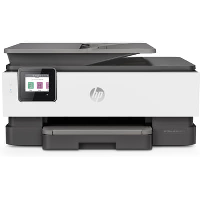 طابعة HP OfficeJet Pro الكل في واحد 8023، طباعة، نسخ، مسح، فاكس، وحدة تغذية مستندات تلقائية سعة 35 ورقة؛ المسح إلى البريد الإلكتروني؛ الطباعة المزدوجة الوجهين (1KR64B)